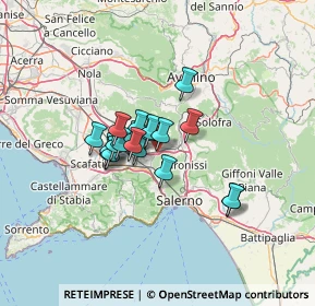 Mappa Via Angrisani, 84085 Mercato San Severino SA, Italia (9.09684)