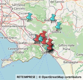 Mappa Via Angrisani, 84085 Mercato San Severino SA, Italia (9.72813)