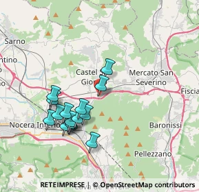 Mappa Via Angrisani, 84085 Mercato San Severino SA, Italia (3.674)
