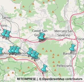 Mappa Via Angrisani, 84085 Mercato San Severino SA, Italia (5.40231)