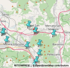 Mappa Via Angrisani, 84085 Mercato San Severino SA, Italia (5.29091)