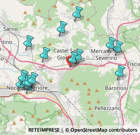 Mappa Via Angrisani, 84085 Mercato San Severino SA, Italia (4.80933)