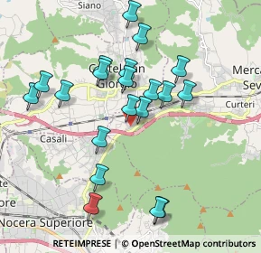 Mappa Via Angrisani, 84085 Mercato San Severino SA, Italia (1.989)