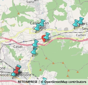 Mappa Via Angrisani, 84085 Mercato San Severino SA, Italia (2.88923)