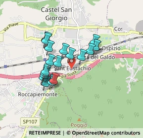 Mappa Via Angrisani, 84085 Mercato San Severino SA, Italia (0.763)