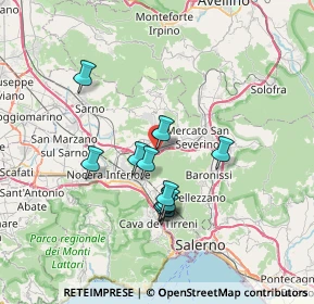 Mappa Via Angrisani, 84085 Mercato San Severino SA, Italia (6.31364)