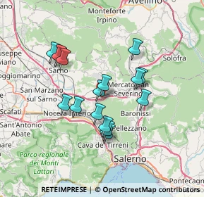 Mappa Via Angrisani, 84085 Mercato San Severino SA, Italia (6.43938)