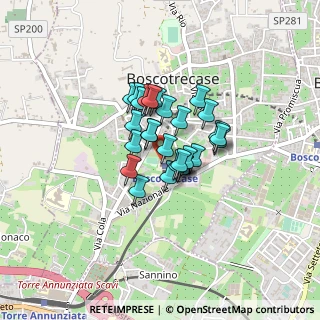 Mappa Circumvesuviana Boscotrecase, 80042 Boscotrecase NA, Italia (0.2763)