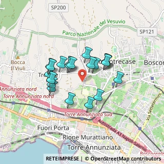 Mappa Via Bosco del Monaco, 80042 Trecase NA, Italia (0.7415)