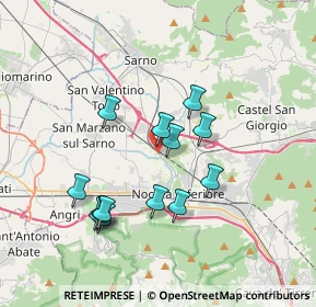 Mappa Via Giacomo Puccini, 84014 Nocera Inferiore SA, Italia (3.52)