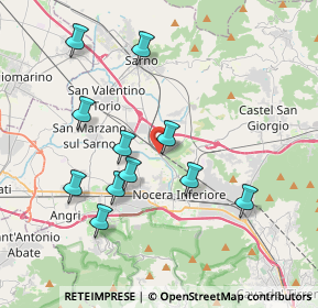 Mappa Via Giacomo Puccini, 84014 Nocera Inferiore SA, Italia (4.00545)