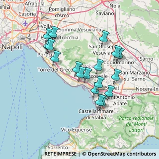 Mappa Prima Traversa A. Manzoni, 80040 Trecase NA, Italia (7.05833)