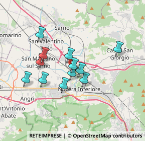 Mappa SP206, 84014 Nocera Inferiore SA, Italia (3.085)