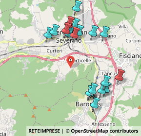 Mappa Via Campi, 84085 Mercato San Severino SA, Italia (2.214)