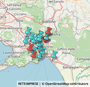 Mappa Via Campi, 84085 Mercato San Severino SA, Italia (9.079)