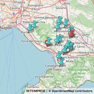 Mappa Via Langella, 80040 Trecase NA, Italia (7.77)