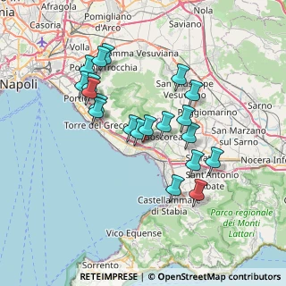 Mappa Via Langella, 80040 Trecase NA, Italia (7.0905)