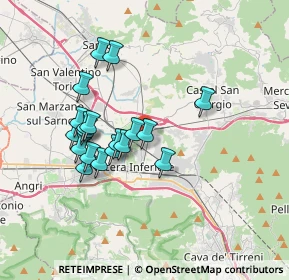 Mappa SR266, 84014 Nocera Inferiore SA, Italia (3.34316)