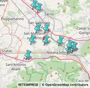 Mappa Via Pesca, 84016 Pagani SA, Italia (3.89667)