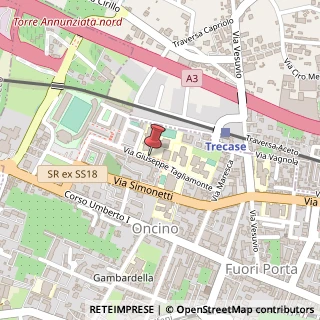 Mappa Via Giuseppe Tagliamonte, 13, 80058 Torre Annunziata, Napoli (Campania)
