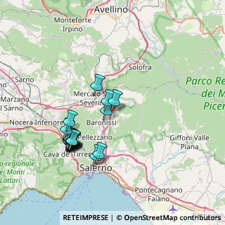 Mappa Via S. Rocco, 84080 Fisciano SA, Italia (8.0395)