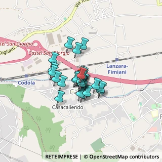 Mappa Via Calvanese, 84086 Roccapiemonte SA, Italia (0.24444)