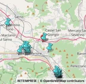 Mappa Via Calvanese, 84086 Roccapiemonte SA, Italia (5.8015)