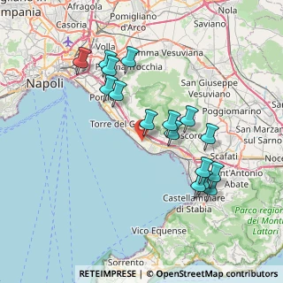 Mappa Via Torretta Fiorillo, 80059 Torre del Greco NA, Italia (7.91063)