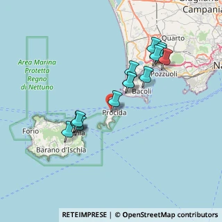 Mappa Via del Faro, 80079 Procida NA, Italia (7.44067)