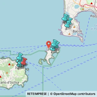 Mappa Via Ottimo, 80079 Procida NA, Italia (4.91692)