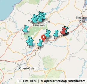 Mappa SS 597 di Logudoro, 07022 Berchidda SS, Italia (13.204)