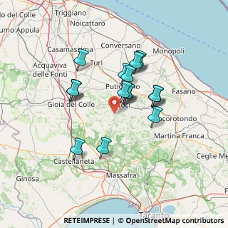 Mappa Strada Vicinale Serrone, 70015 Noci BA, Italia (11.94)