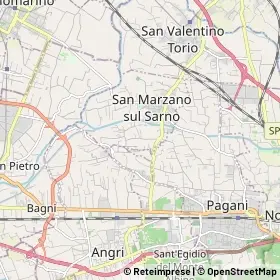 Mappa San Marzano sul Sarno