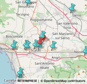 Mappa Via Real Valle, 84018 Scafati SA, Italia (5.36733)