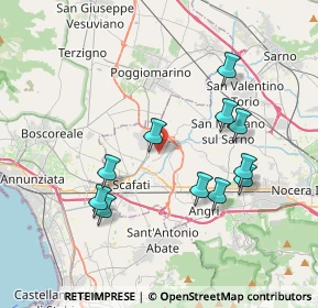 Mappa Via Real Valle, 84018 Scafati SA, Italia (3.91273)