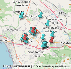 Mappa Via Real Valle, 84018 Scafati SA, Italia (3.14474)