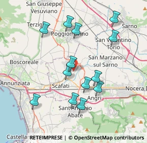 Mappa Via Real Valle, 84018 Scafati SA, Italia (4.00308)