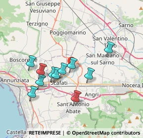 Mappa Via Real Valle, 84018 Scafati SA, Italia (3.54364)