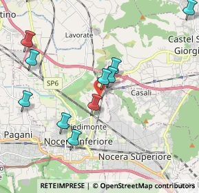 Mappa Via Francesco Petrarca, 84014 Nocera Inferiore SA, Italia (2.48182)