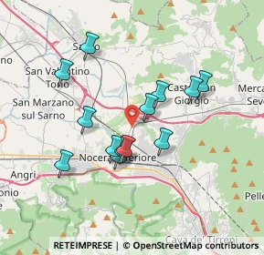 Mappa Via Francesco Petrarca, 84014 Nocera Inferiore SA, Italia (3.34615)