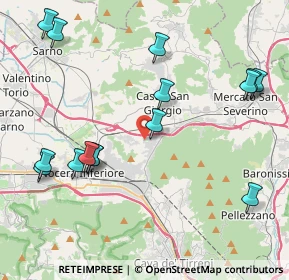 Mappa Via Siniscalchi, 84086 Roccapiemonte SA, Italia (5.22333)