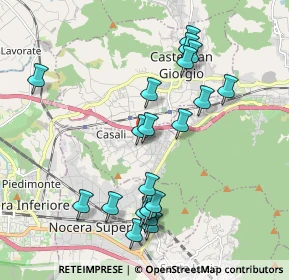 Mappa Via Siniscalchi, 84086 Roccapiemonte SA, Italia (2.164)