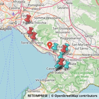 Mappa Via Bosco del Monaco, 80040 Trecase NA, Italia (7.58615)