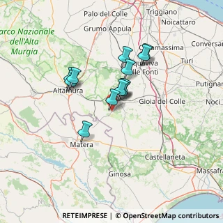 Mappa SP 236 KM 44+900, 70029 Santeramo In Colle BA, Italia (10.86308)