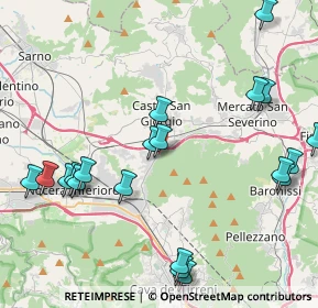 Mappa Roccapiemonte, 84086 Roccapiemonte SA, Italia (5.4435)
