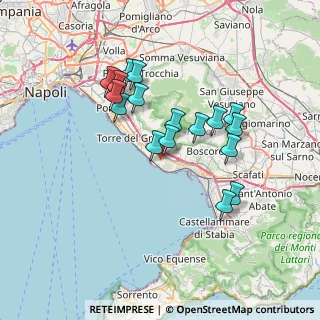 Mappa Via Villa Prota, 80059 Torre del Greco NA, Italia (6.81471)