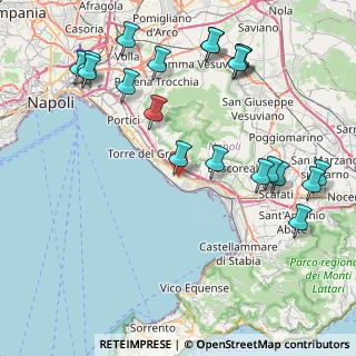Mappa Via Villa Prota, 80059 Torre del Greco NA, Italia (10.6845)