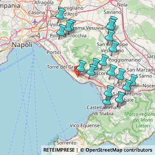 Mappa Via Villa Prota, 80059 Torre del Greco NA, Italia (9.4255)