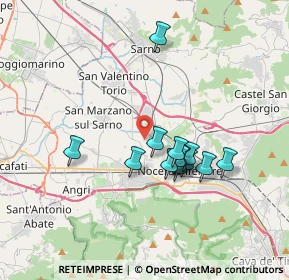 Mappa Via Mannara, 84016 Pagani SA, Italia (3.20846)