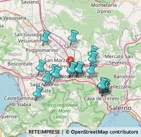 Mappa Via Mannara, 84016 Pagani SA, Italia (6.48947)